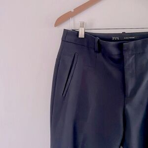 Black / Midnight Blue Zara Basic Tapered Pant